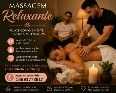 massagem relaxante para casais