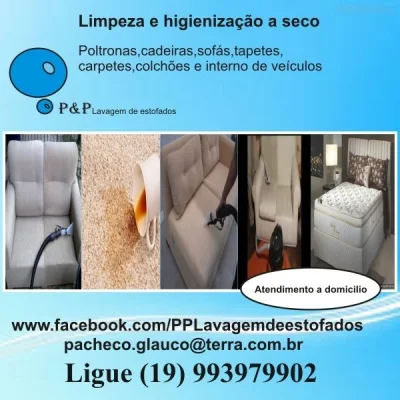 Limpeza e Higienização para Conjunto de Estofado Domestico com 5 Lugares