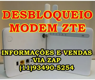 Desbloqueio Modem Zte Mf253m/v