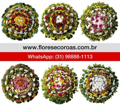 Sete Lagoas Memorial Pax de Minas Floricultura Entrega Coroa de Flores