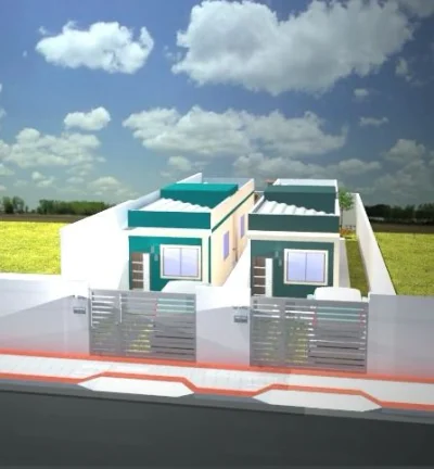 Linda Casa 2 Quartos com Quintal/murada/financiamento Minha Casa Minha