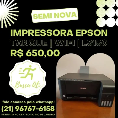Impressora Epson Tanque Wifi - Modelo L3150 -semi Nova