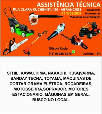 Conserto de Roçadeiras e Motosserra