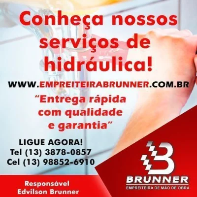 Empreiteira Brunner Serviços de Hidráulica