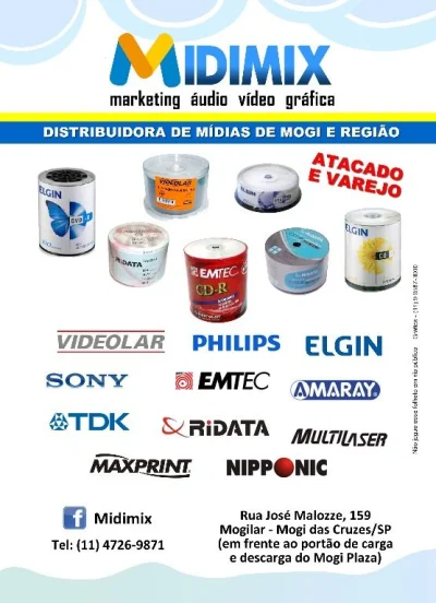 Distribuidora de Mídias de Mogi e Região Atacado e Varejo