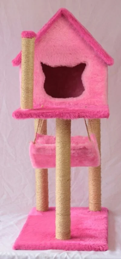 Arranhador para Gatos Casa com Rede