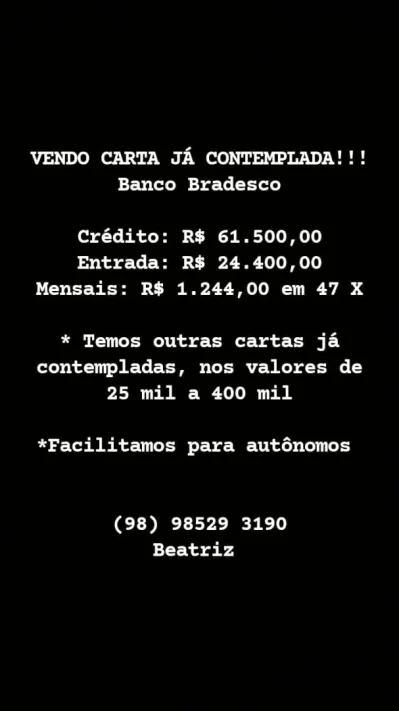 Cartas Contempladas Veja Fotos