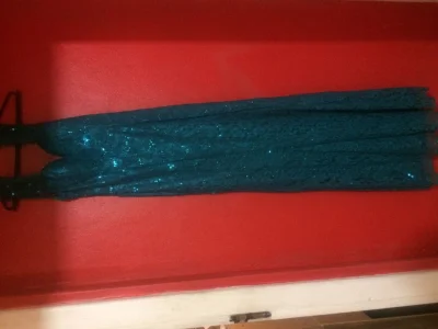 Vestido de Festa Azul Tiffani