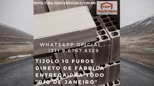 Tijolo Direto de Fábrica Whatsapp: (21) 9.6767.8329 Aperibe - RJ