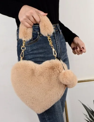 Bolsa em Formato de Coração