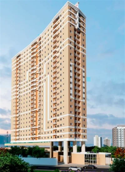 Apartamento com 46.55 m2 - Parque São Vicente - São Vicente SP