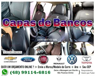 Capas de Bancos Sob Encomenda