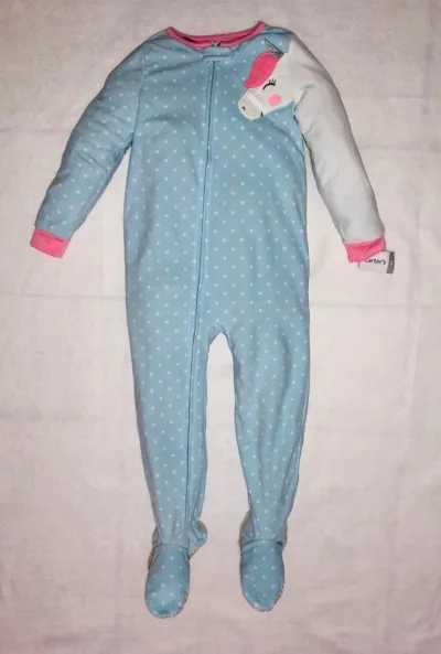 Macacão Infantil c/ Pezinho Plush, Inverno Carters