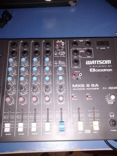 Mesa de Som Wattsom Ciclotron