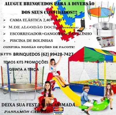 Aluguel de Mesas e Brinquedos