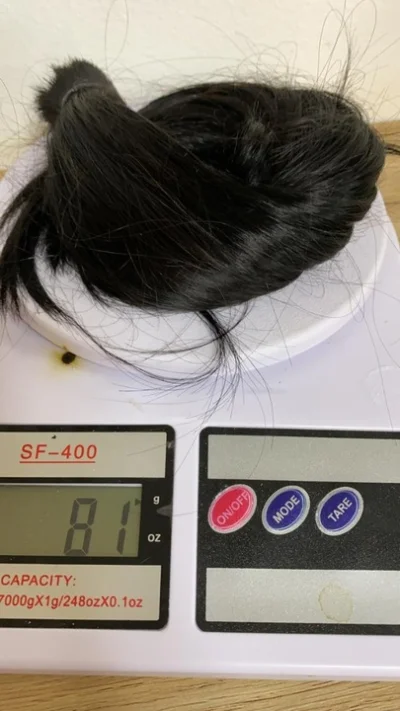Vendo Meu Próprio Cabelo ¨não é Virgem¨ Tintura Preta