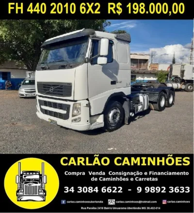 Volv Fh 440 2010 6x2