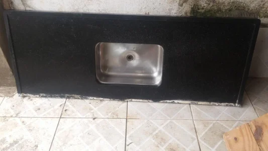 Pia com Cuba Inox