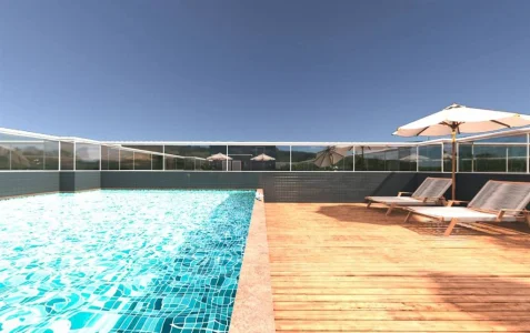 Apartamento com 58.14 m2 - Aviação - Praia Grande SP