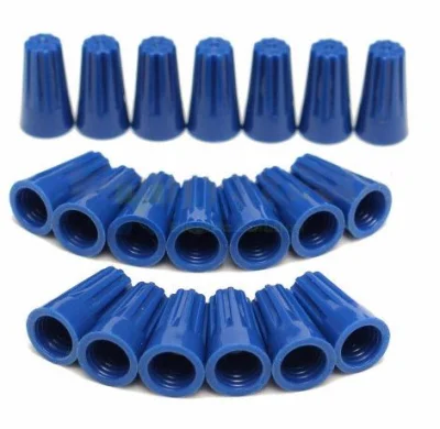 Conector Torção P2 Azul Lote 100 Pçs