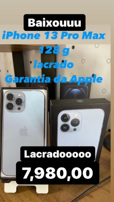 Iphone 13 Pro Max 128gb Imperdível