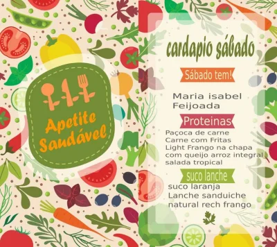 Apetite Saudável Delivery - Refeição - Lanche - Suco Detox