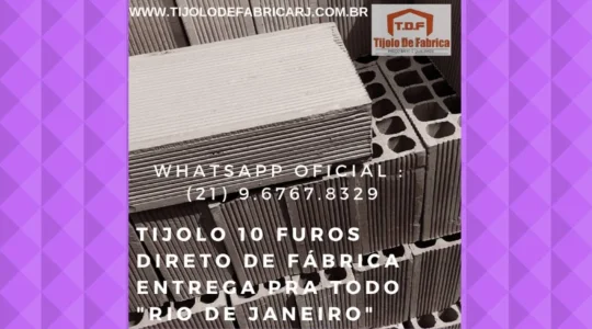Tijolo Direto de Fábrica Whatsapp: (21) 9.6767.8329 Angra dos Reis - R