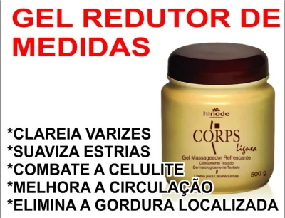 Gel Redutor de Medidas