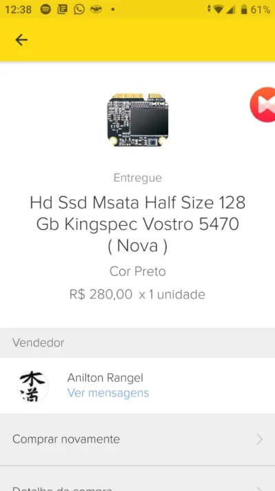 Vendo Ultrabook Dell V14t 5470 4° Geração I5