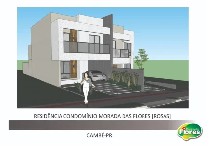 Condomínio Morada das Flores [rosas] - Sobrado 3 Dormitório c/ Suíte