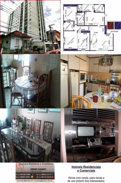 Vendo Apto. de 3 Dormts., 1 Suite, na Vila Mariana