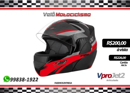 Capacete Vprojet 2 Articulado Protork