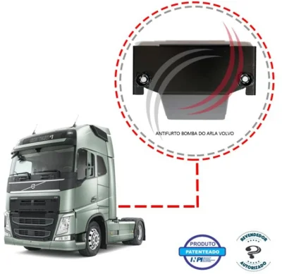 Antifurto Trava de Segurança Bomba do Arla Volvo Fh