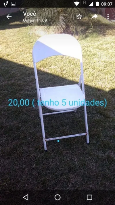 Cadeiras Ferro