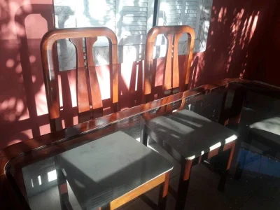 Linda Mesa de Jantar 6 Lugares Madeira Maciça