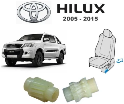 Engrenagem Ajuste Banco Elétrico Hilux 05 a 15 1 Unidade