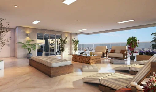 Apartamento com 90 m2 - Aviação - Praia Grande SP
