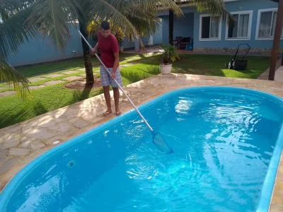 Cortamos Grama e Tratamos Piscina