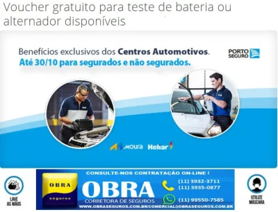 Teste Bateria e Alternador Gratuito