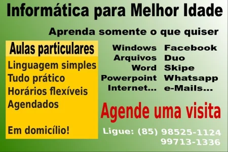 Informática para Melhor Idade!