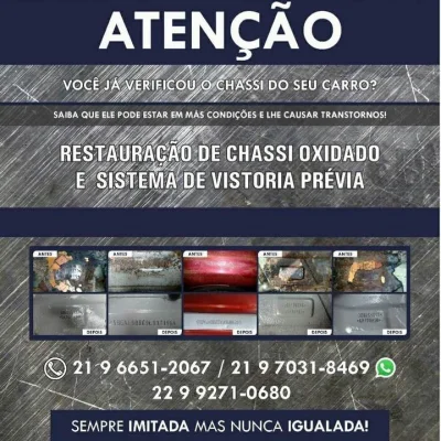 Limpeza e Restauração de Chassi