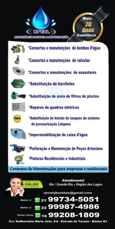 Rpval Consertos de Bombas e Exaustores