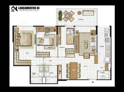 Apartamento 3 Quartos Zona Oeste Barra da Tijuca