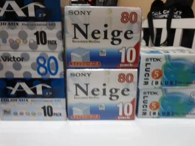 Vendo Md Virgem Lacrado Marcas Sony, Victor e Tdk