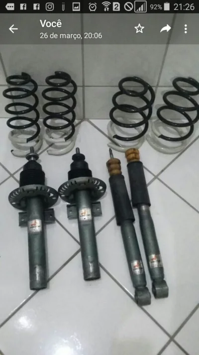 Amortecedores Preparado de Golf ou Audi