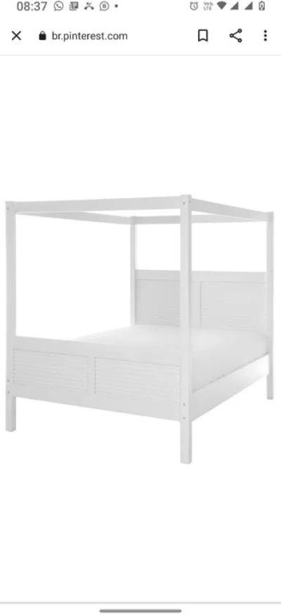 Cama de Casal Dossel Lindíssima