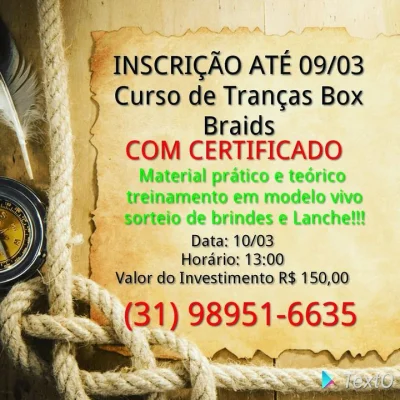 Workshop de Tranças