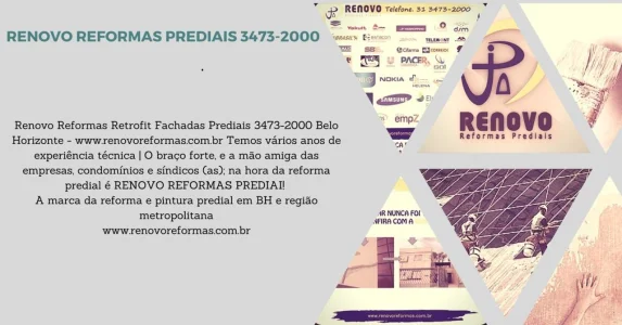 Habitissimo Renovo Reformas Prediais Limpeza de Fachadas em Bh MG