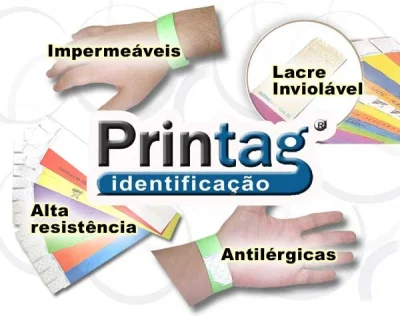 Pulseiras de Identificação à Prova D'água