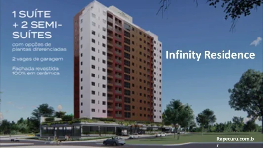Infinity Residence, 1 Suíte +2 Seme Suítes em águas Claras